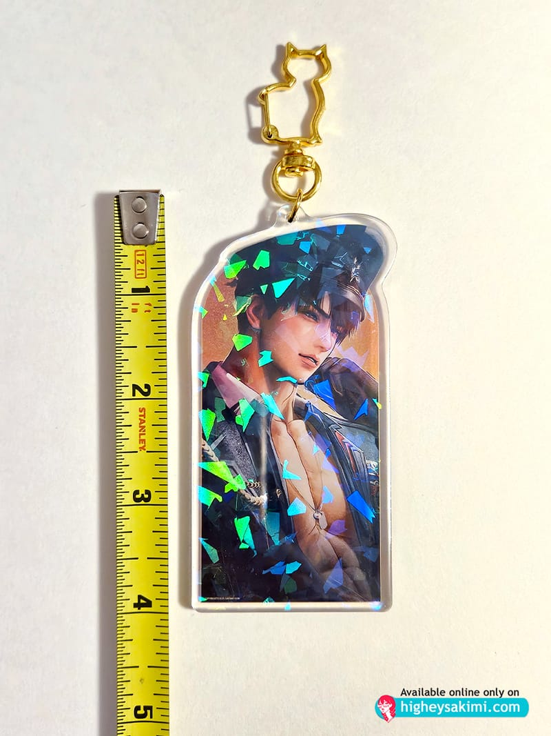 Caleb 4\\ Cracked Holo Keychain