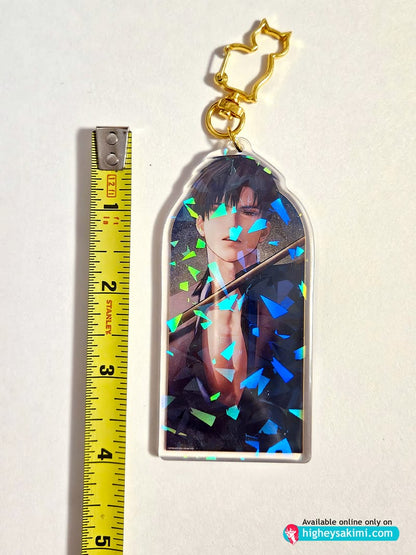 Zayne 4\\ Cracked Holo Keychain