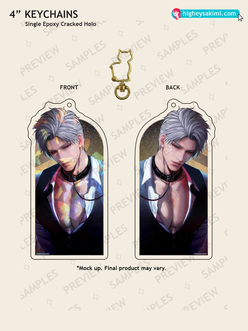 Sylus 4\\ Cracked Holo Keychain