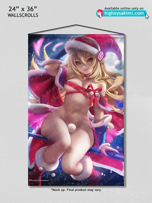 Christmas Dark Magician NSFW Wall Scroll