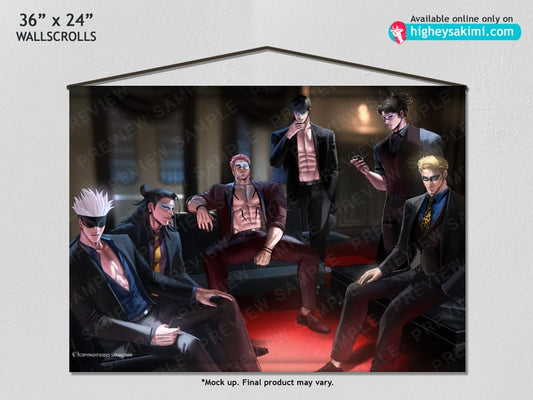 Masquerade Auction Wall Scroll