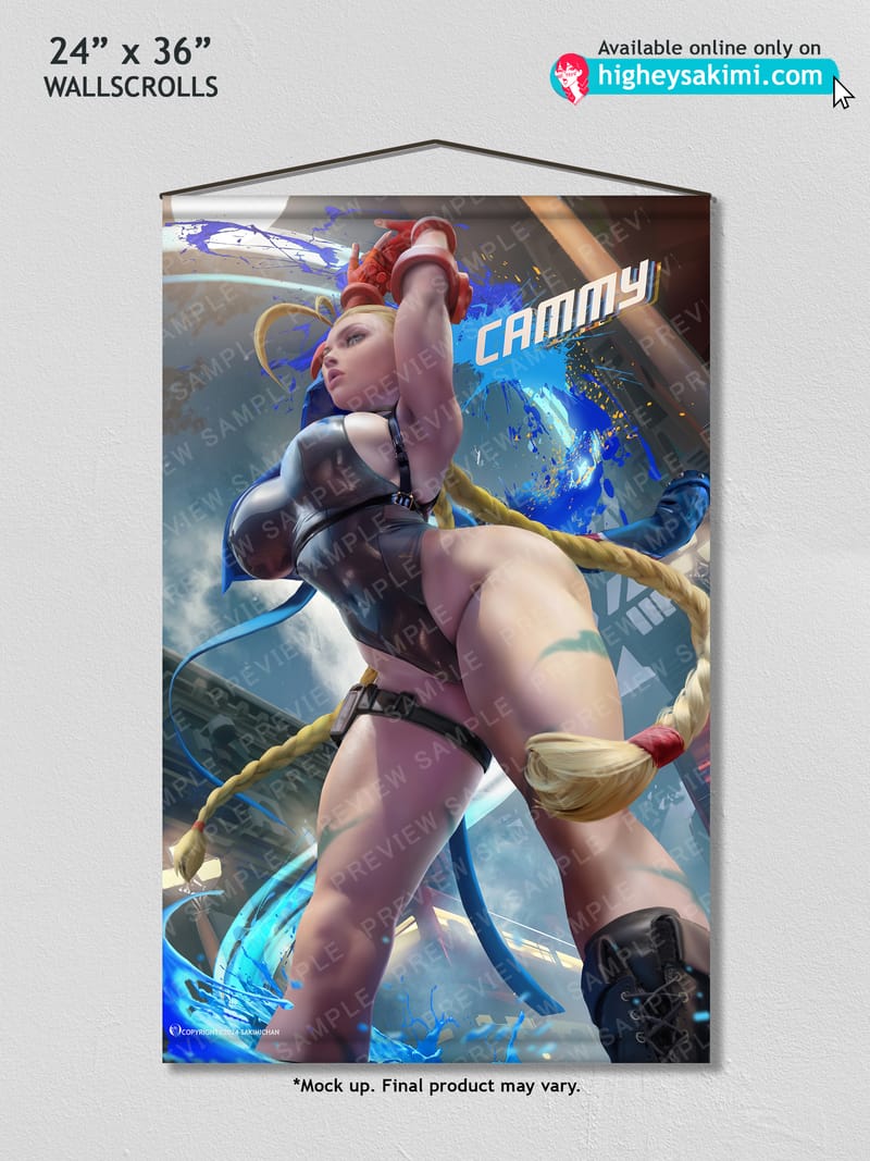 Cammy Breaking Back Wall Scroll