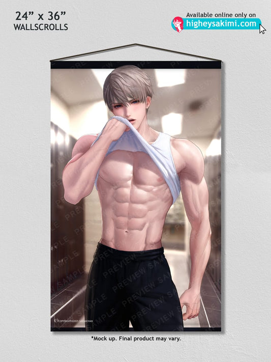 Xavier Wipe Shirt Wall Scroll