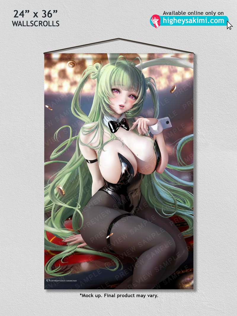 Bunny Soda Wall Scroll