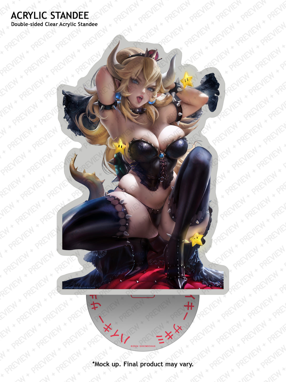 Bowsette Acrylic Standee
