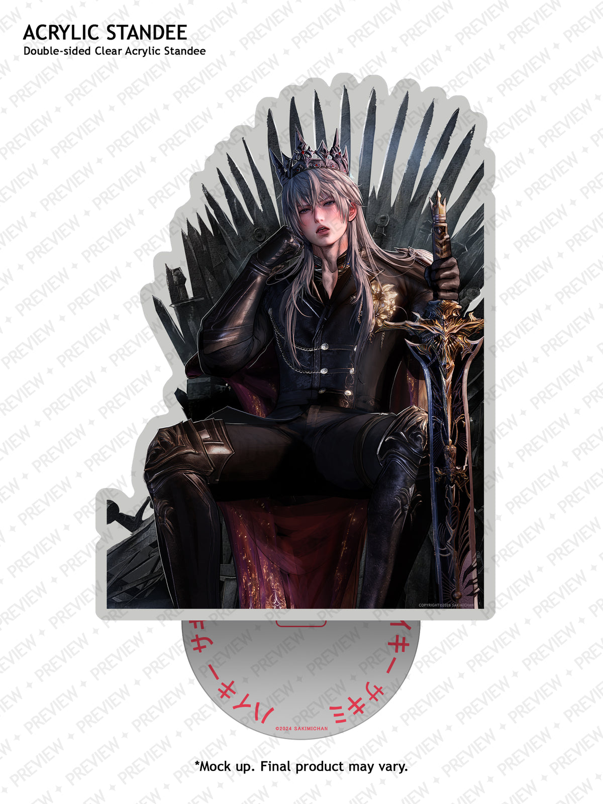 King Xavier Acrylic Standee