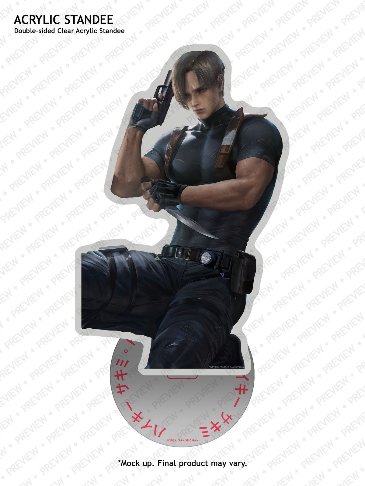 Leon Kennedy Acrylic Standee