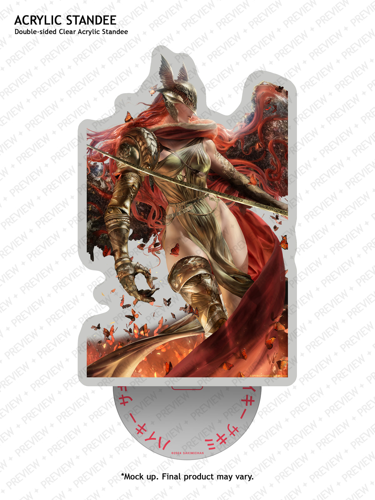 Malenia Acrylic Standee