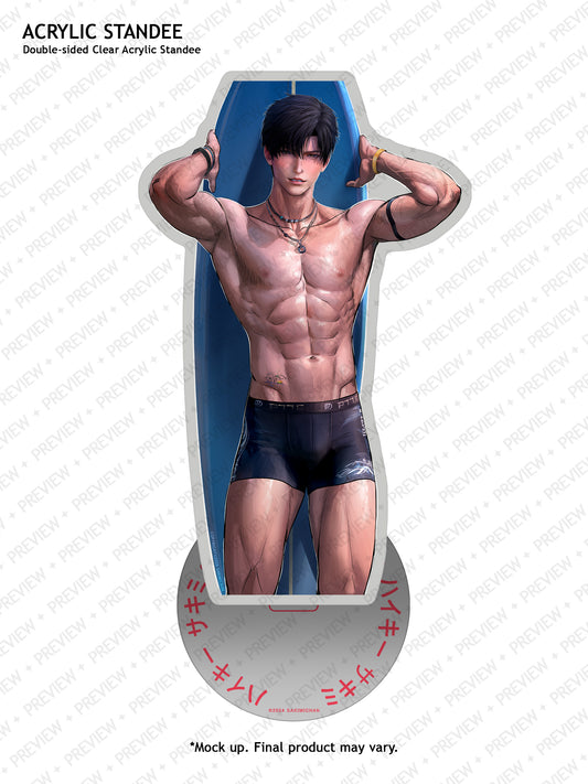 Summer Zayne Surf Acrylic Standee