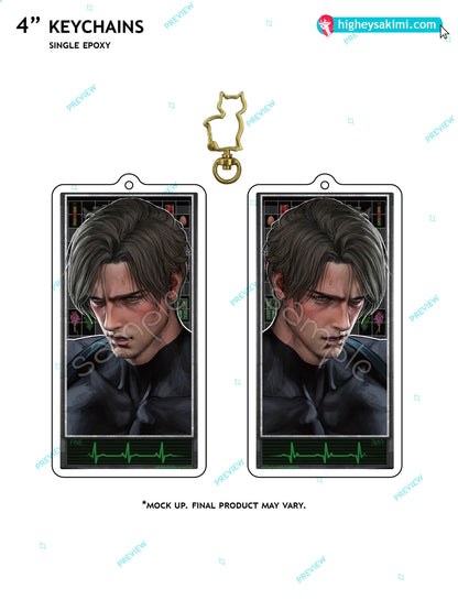 Leon Kennedy 4\\ Clear Keychain