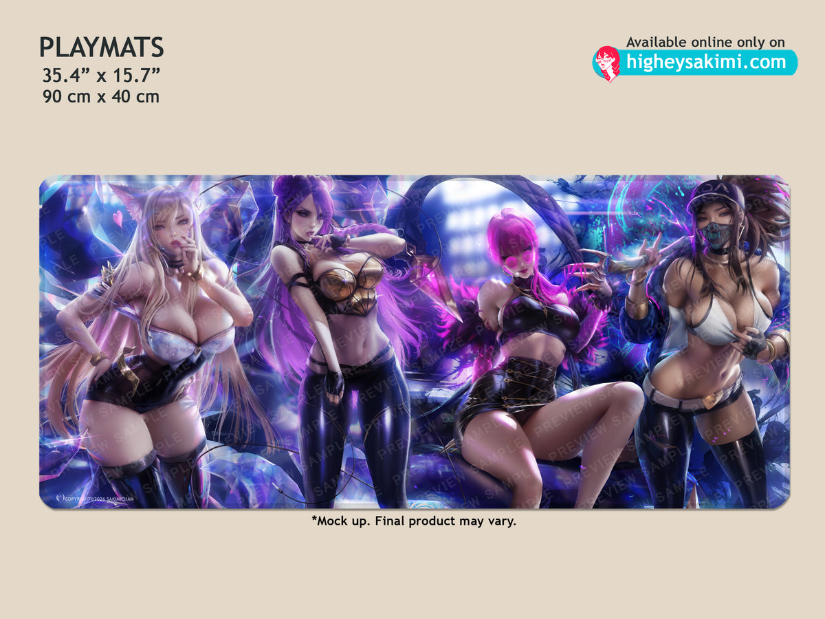 KDA Set Playmat