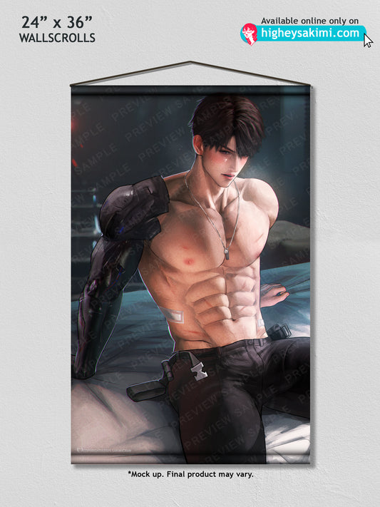 Caleb Mech Arm Wall Scroll