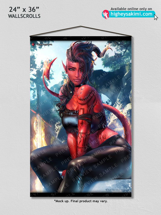 Karlach Wall Scroll