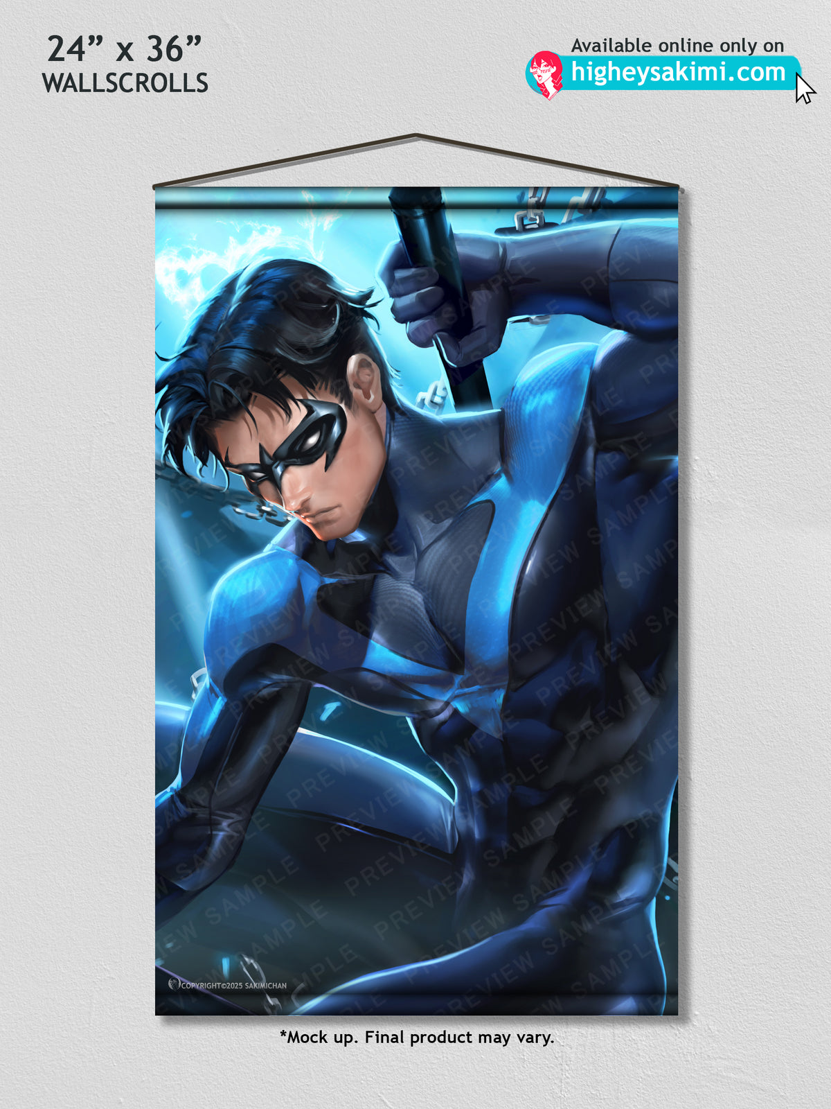 Nightwing Wall Scroll