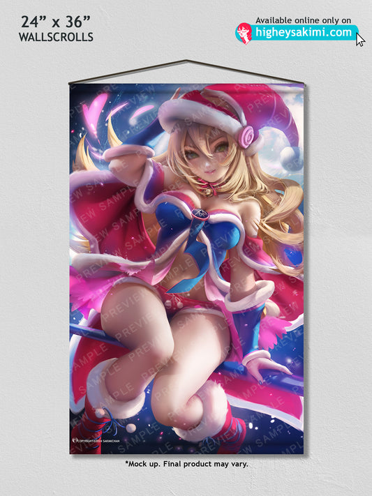 Christmas Dark Magician Wall Scroll