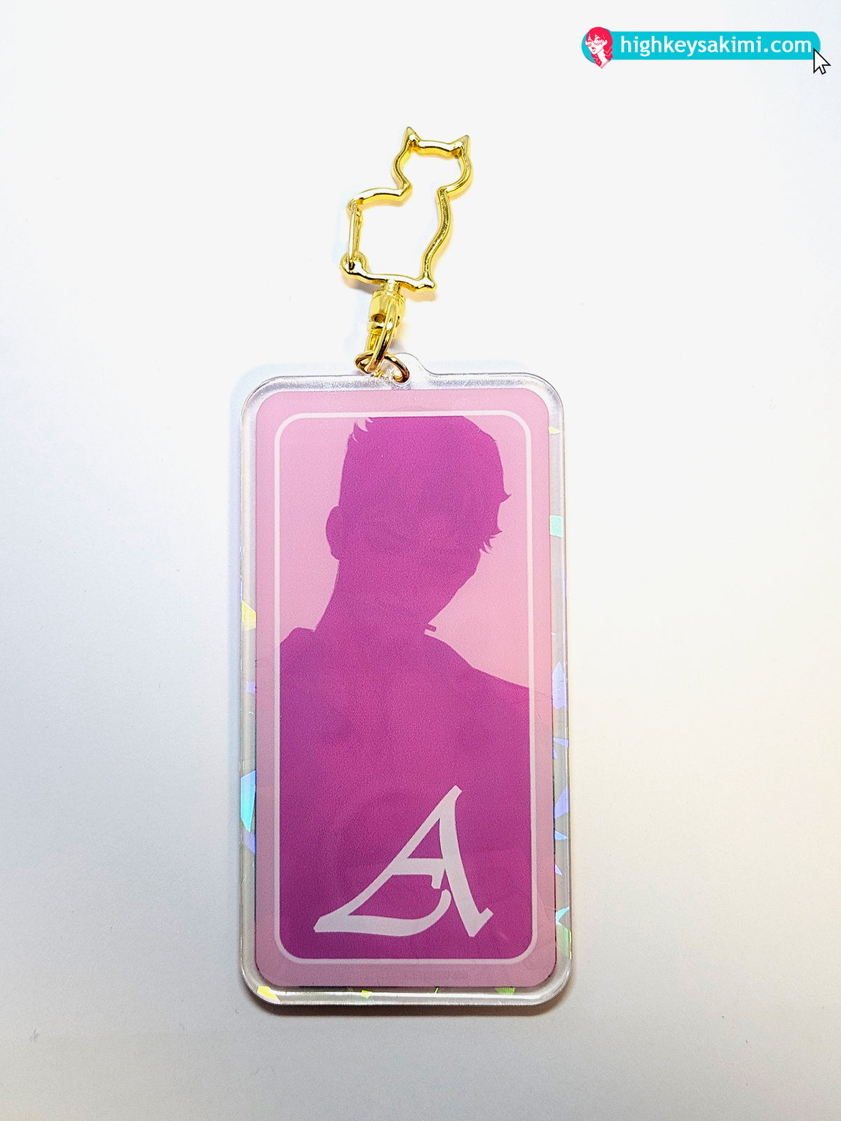 Abby Saja 4\\ Cracked Holo Keychain