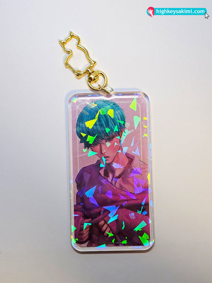 Baby Saja 4\\ Cracked Holo Keychain
