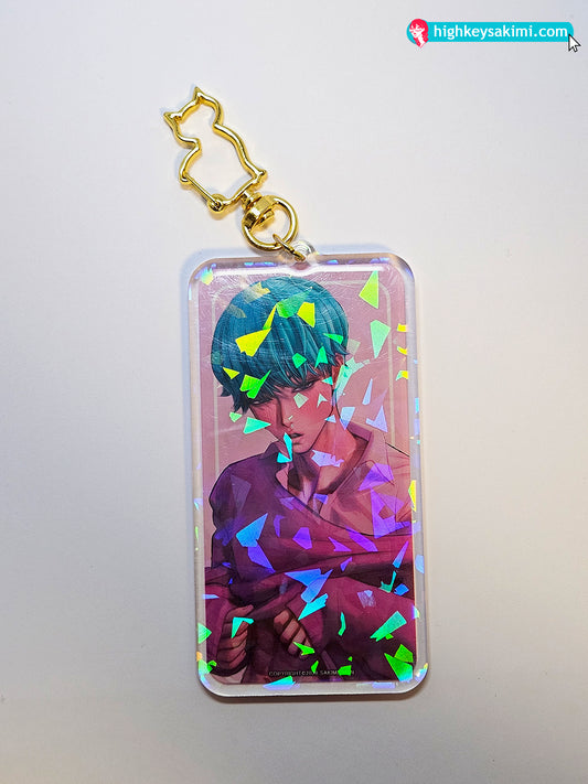 Baby Saja 4\\ Cracked Holo Keychain