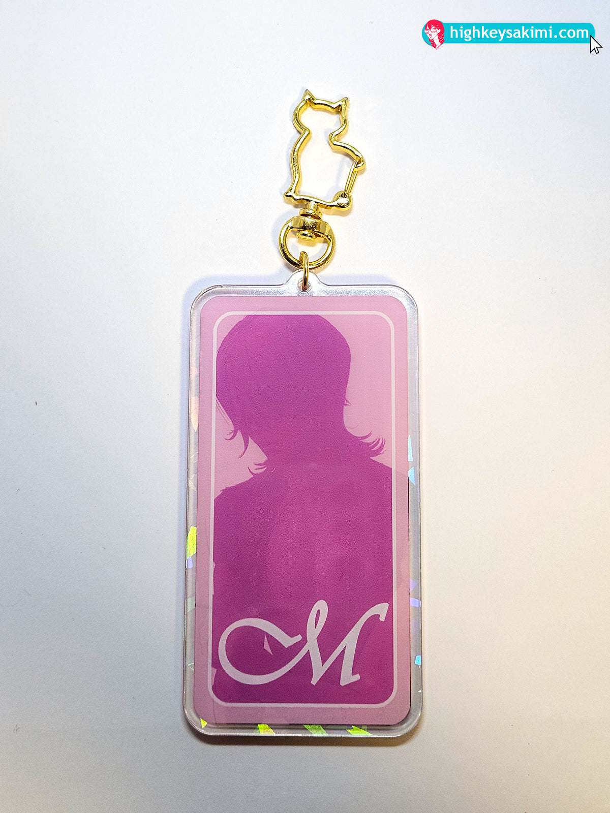 Mystery Saja 4\\ Cracked Holo Keychain