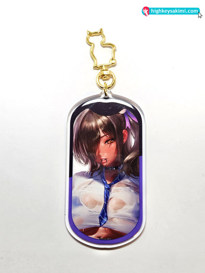 Naga 4\\ Clear Keychain