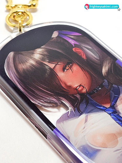 Naga 4\\ Clear Keychain