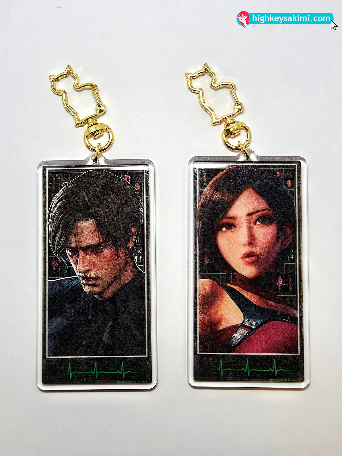 Leon Kennedy 4\\ Clear Keychain