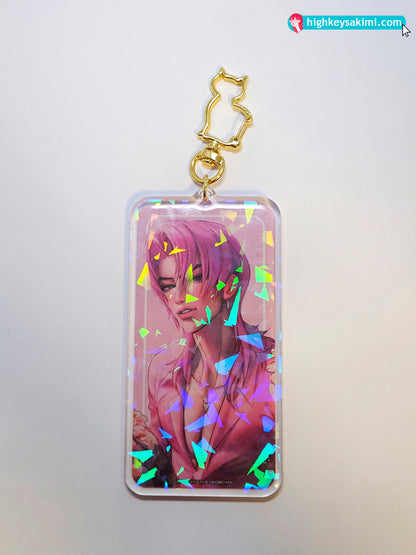 Romance Saja 4\\ Cracked Holo Keychain
